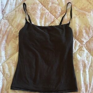 Skims Black Cami Top